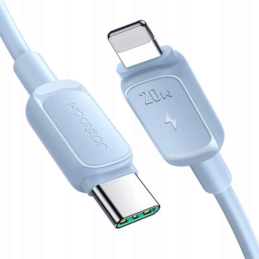 Kabel przewód do iPhone Usb-c Lightning 20W 1.2m niebieski