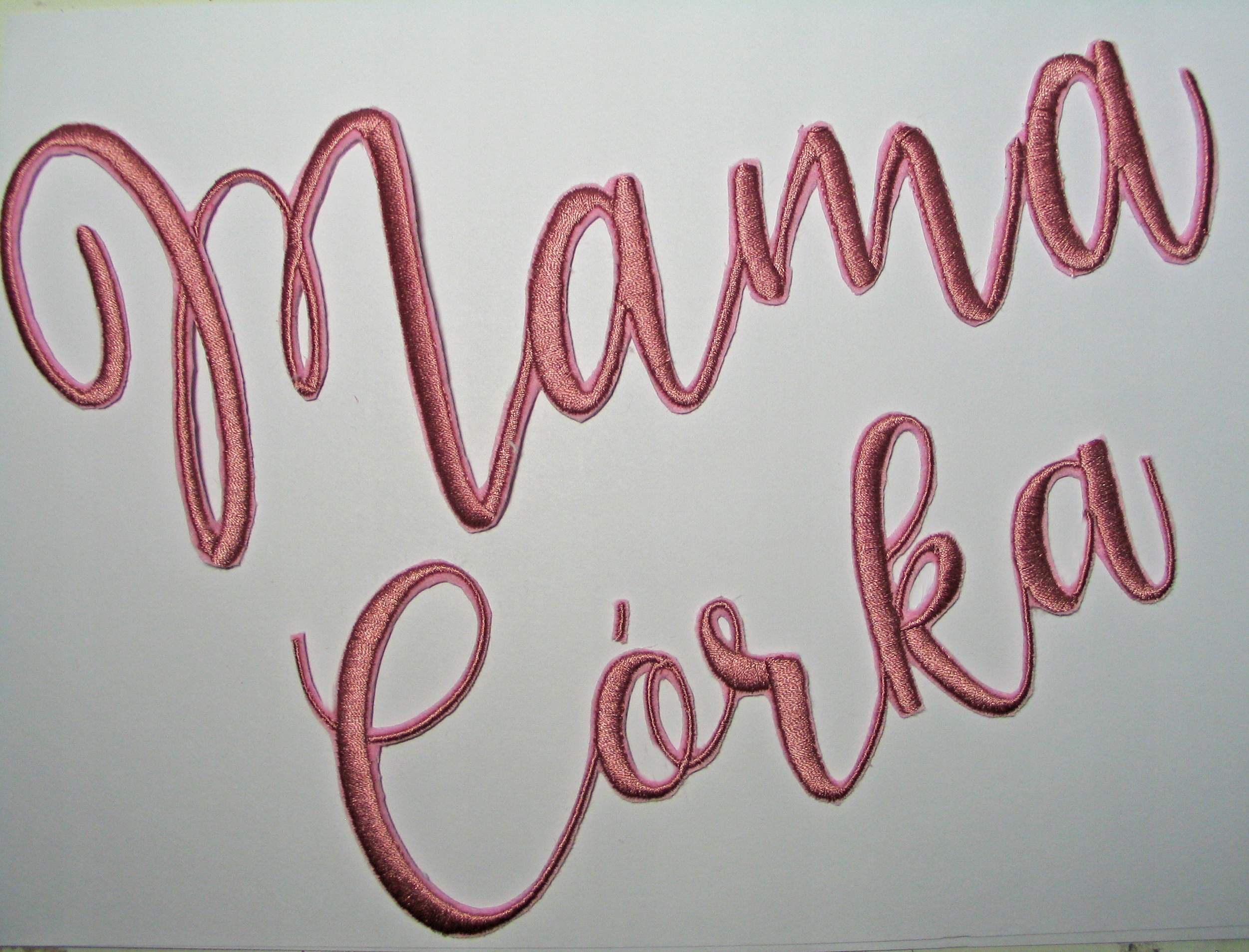 

Mama i Córka naszywki termo naprasowanki na katanę
