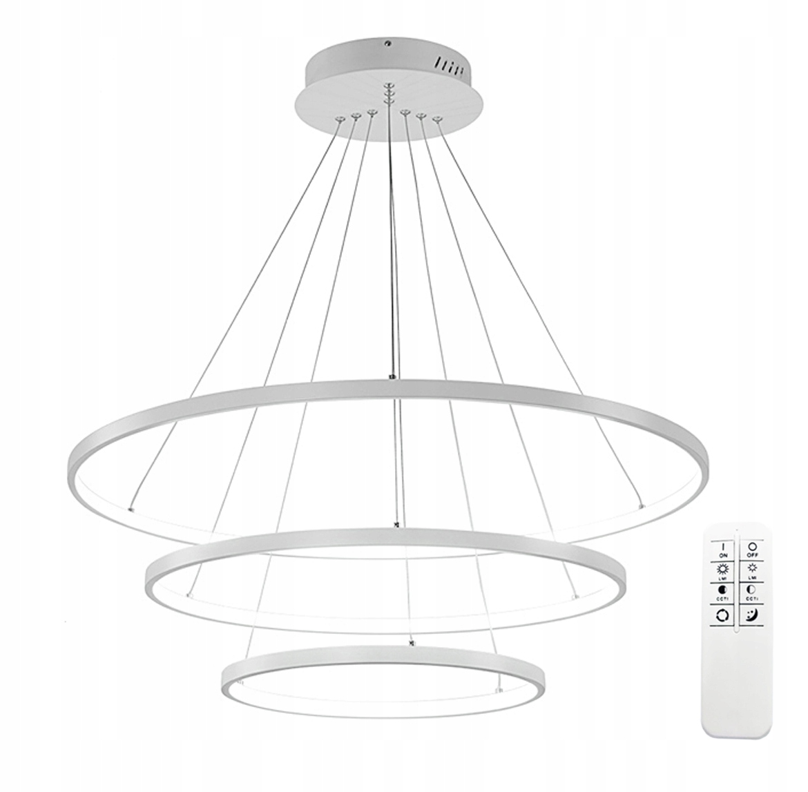 

Lampa wisząca Silva żyrandol 40/60/80cm okrąg Led