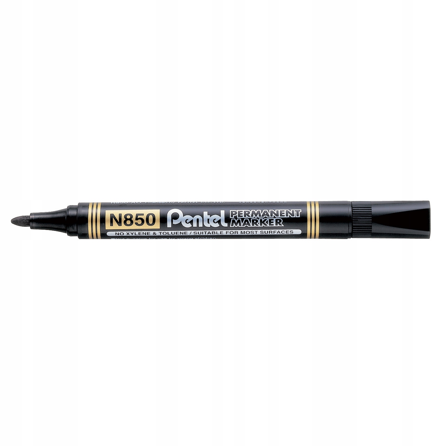 

Marker permanentny Pentel N850 okrągły czarny
