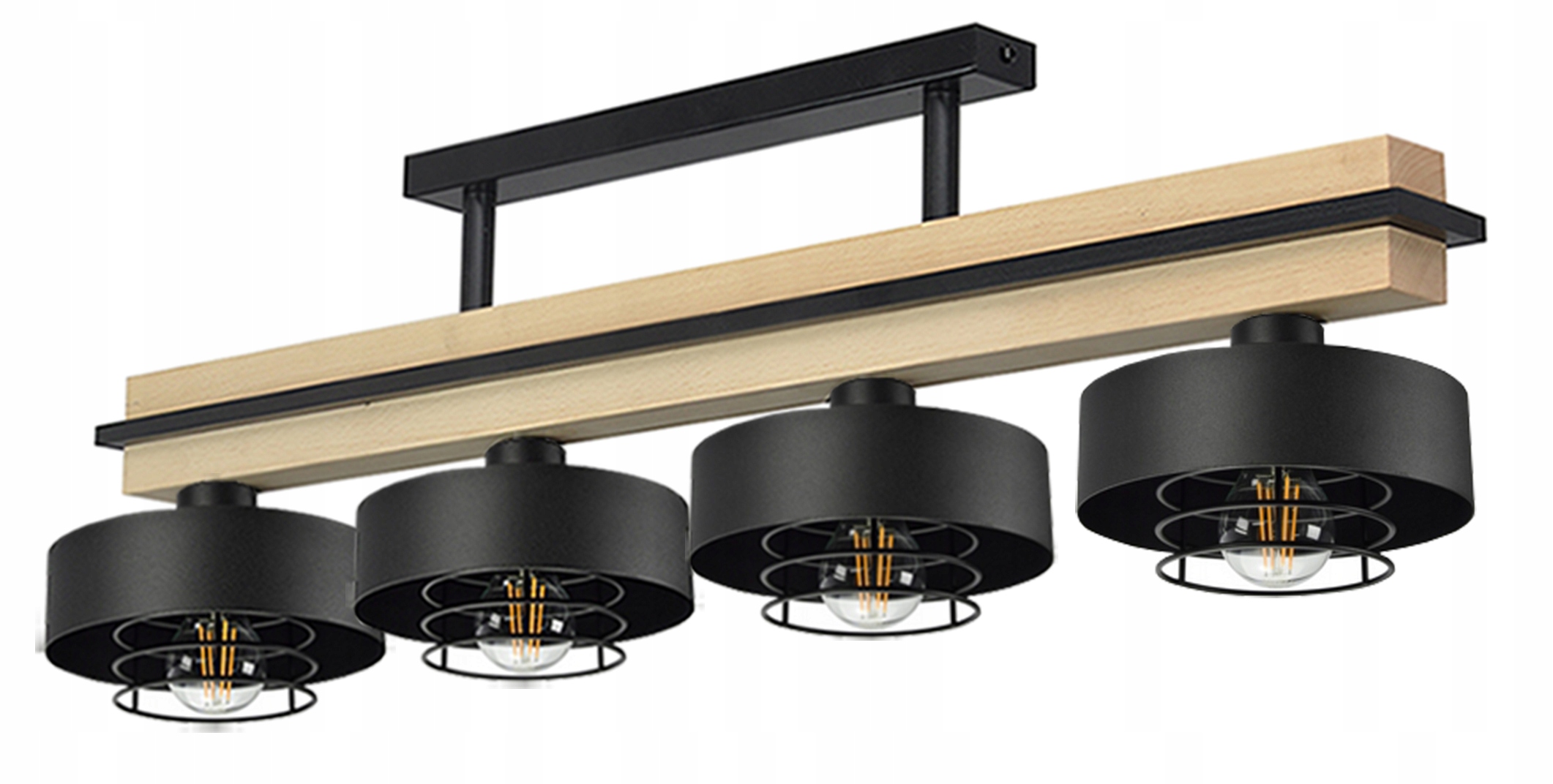 Lampa Závesná Drevená Stropné Svietidlo Led Veľká Do Obývacej Izby Altánku