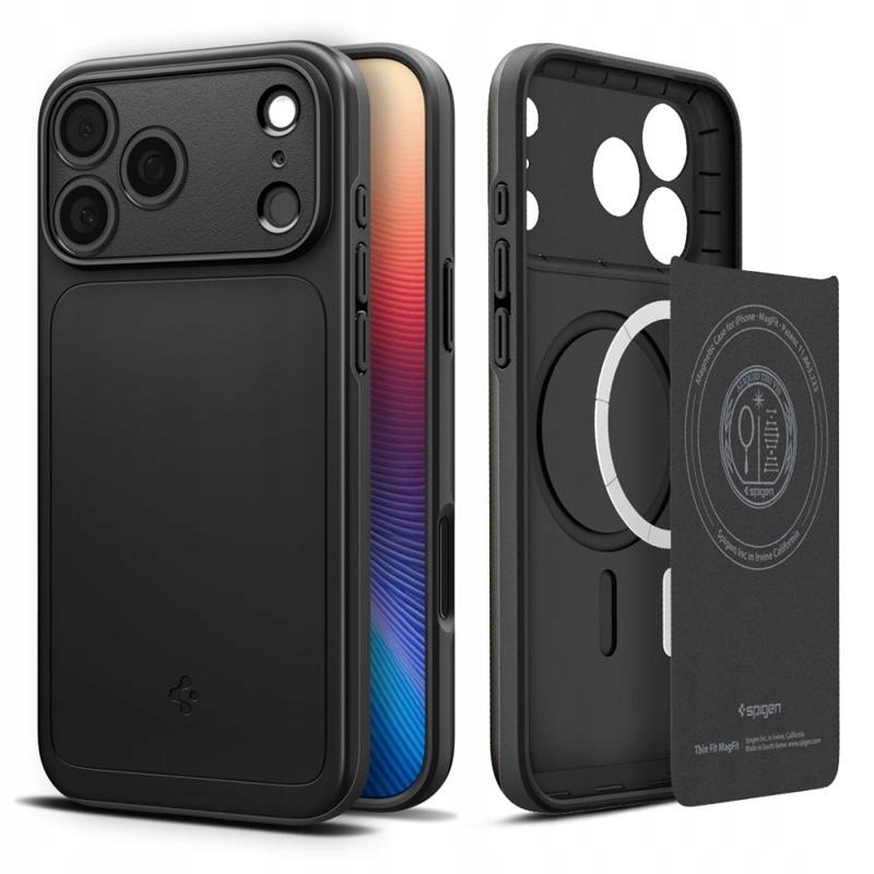 Etui Do Iphone 17 Pro Max do Magsafe Spigen Thin Oryginalne Czarne Case