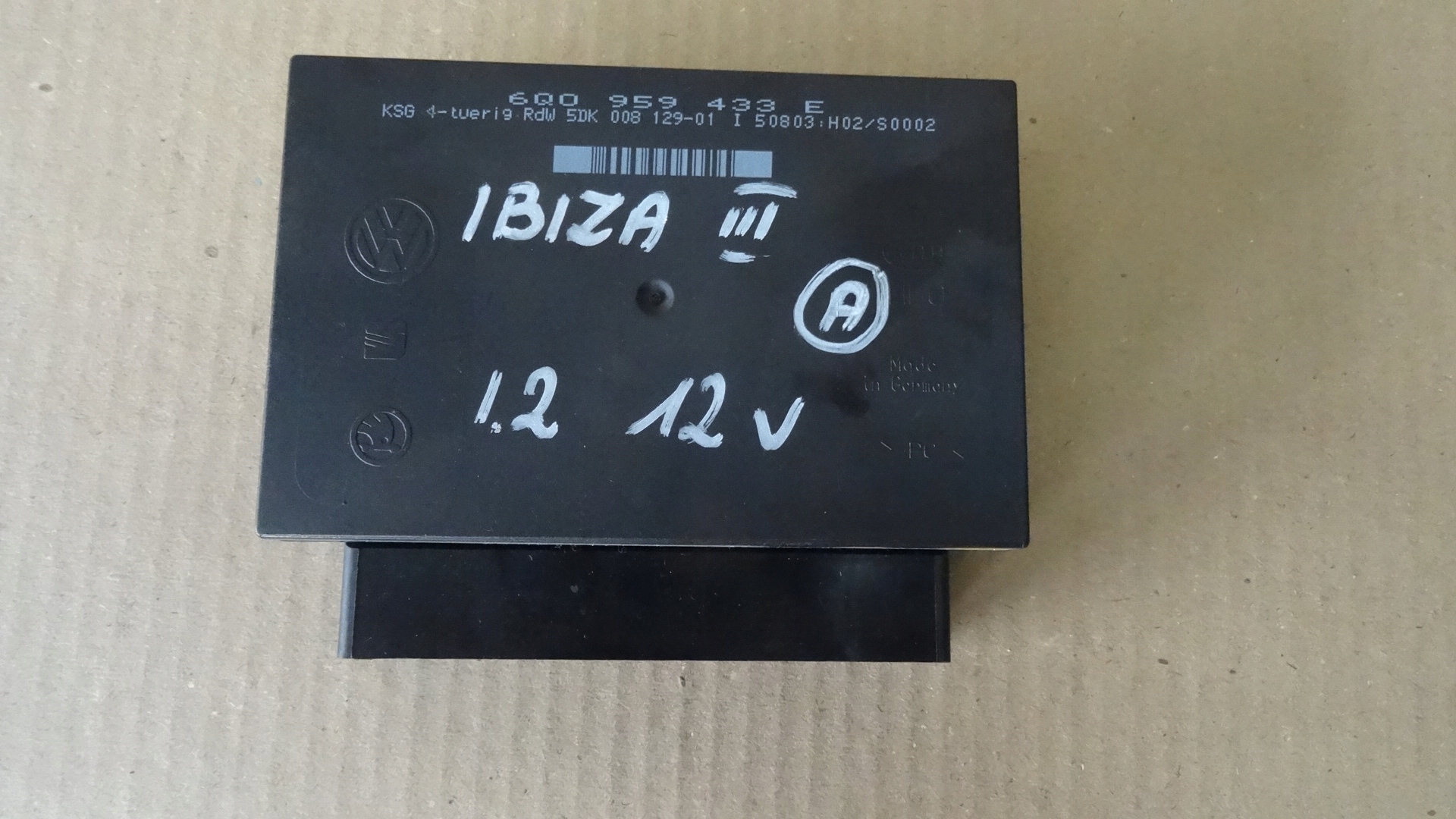 блок комфорта Hella 6Q0959433E