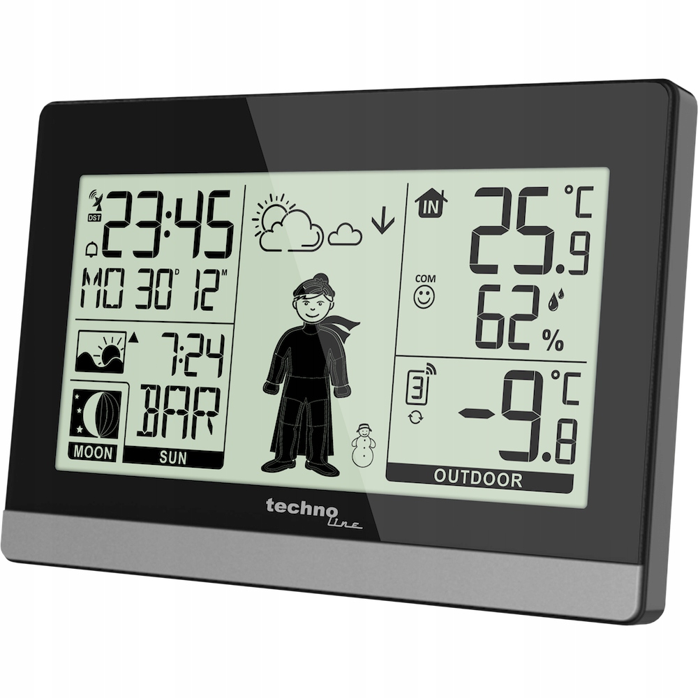 Stacja pogody TechnoLine WS-9612 Zasilanie bateryjne