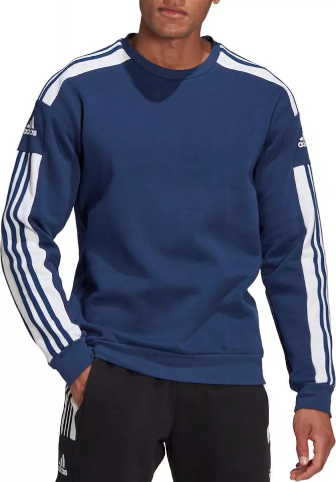 Pánská mikina bez kapuce bavlněná modrá adidas velikost 3XL GT6639