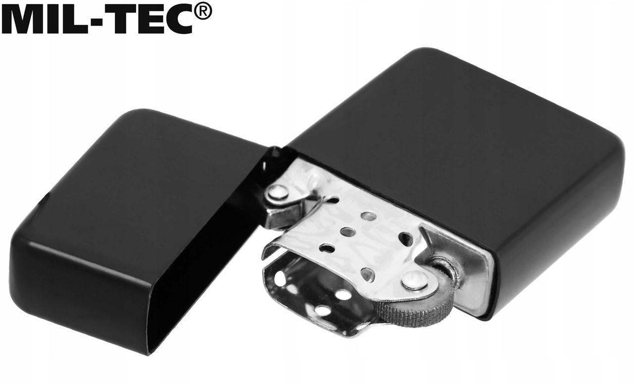 ZAPALNICZKA BENZYNOWA MIL-TEC STALOWA CZARNA Rodzaj zapalniczka benzynowa