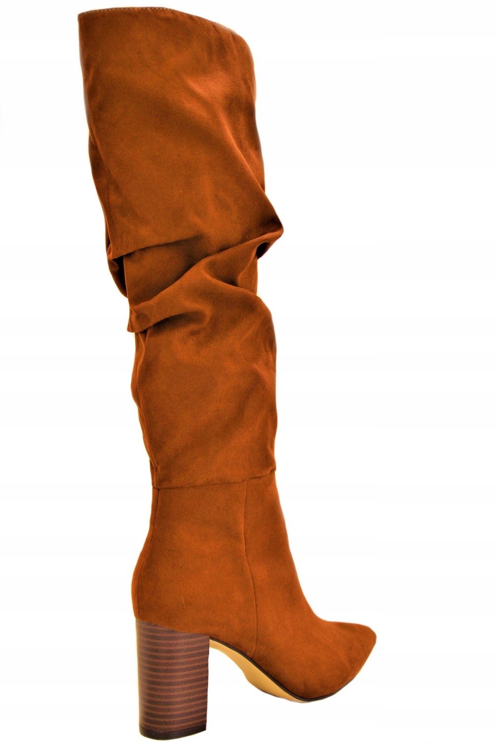 KOZAKI BRĄZOWE DAMSKIE NA ZAMEK 40 JUSTFAB 2Z6D2* Stan opakowania oryginalne