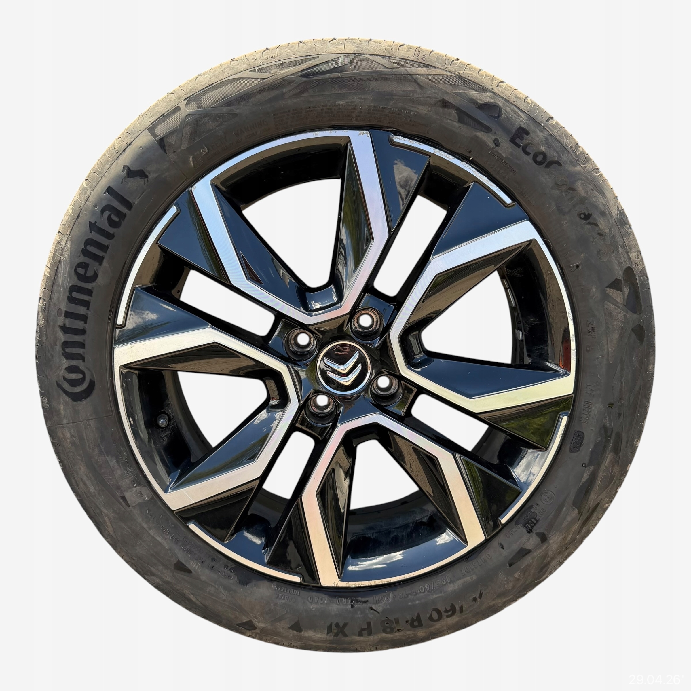 discs wheels tyres CITROEN C4 III CONTINENTAL 195/60/18" 3MM summer