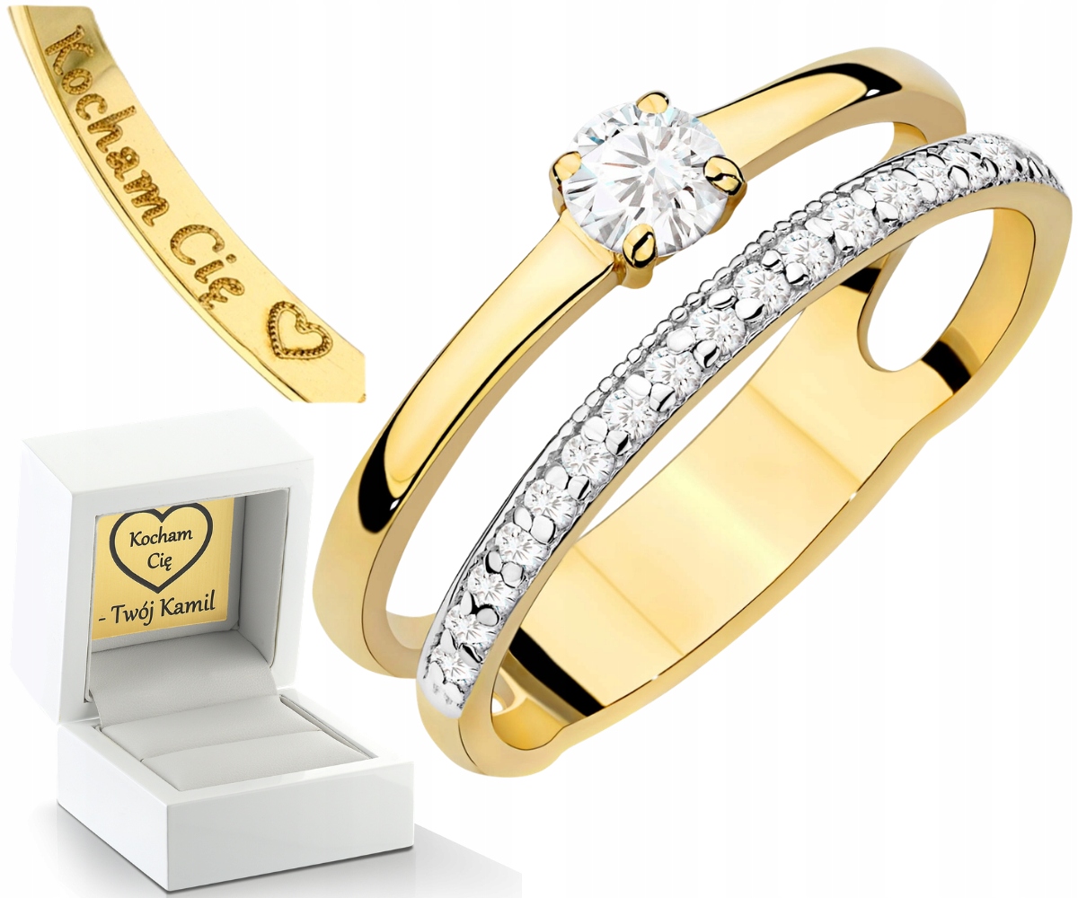 Zlatý Prstýnek S Brilianty