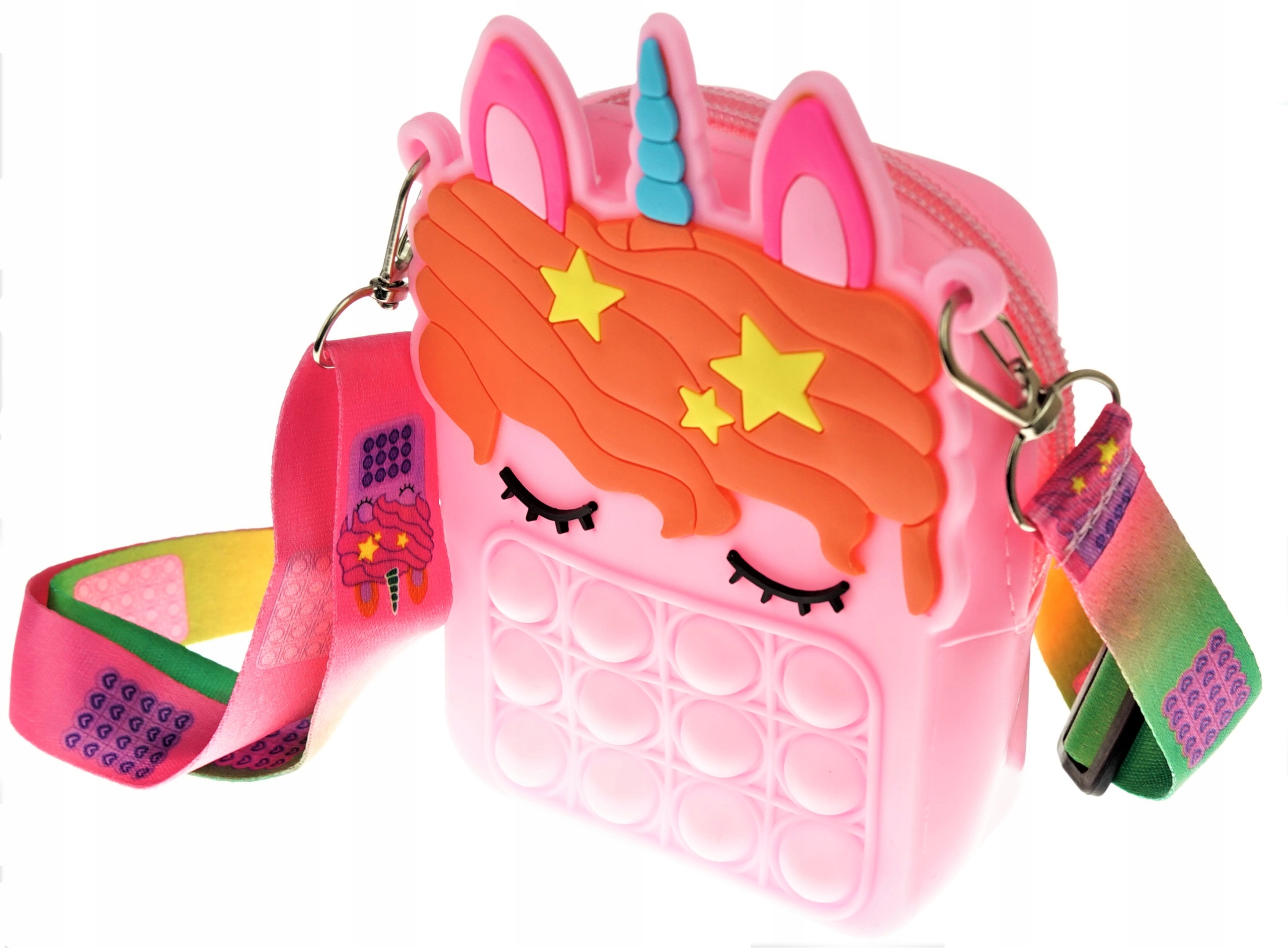 TOREBKA POP IT SASZETKA PORTFEL SENSORYCZNA PUSH Materiał inny