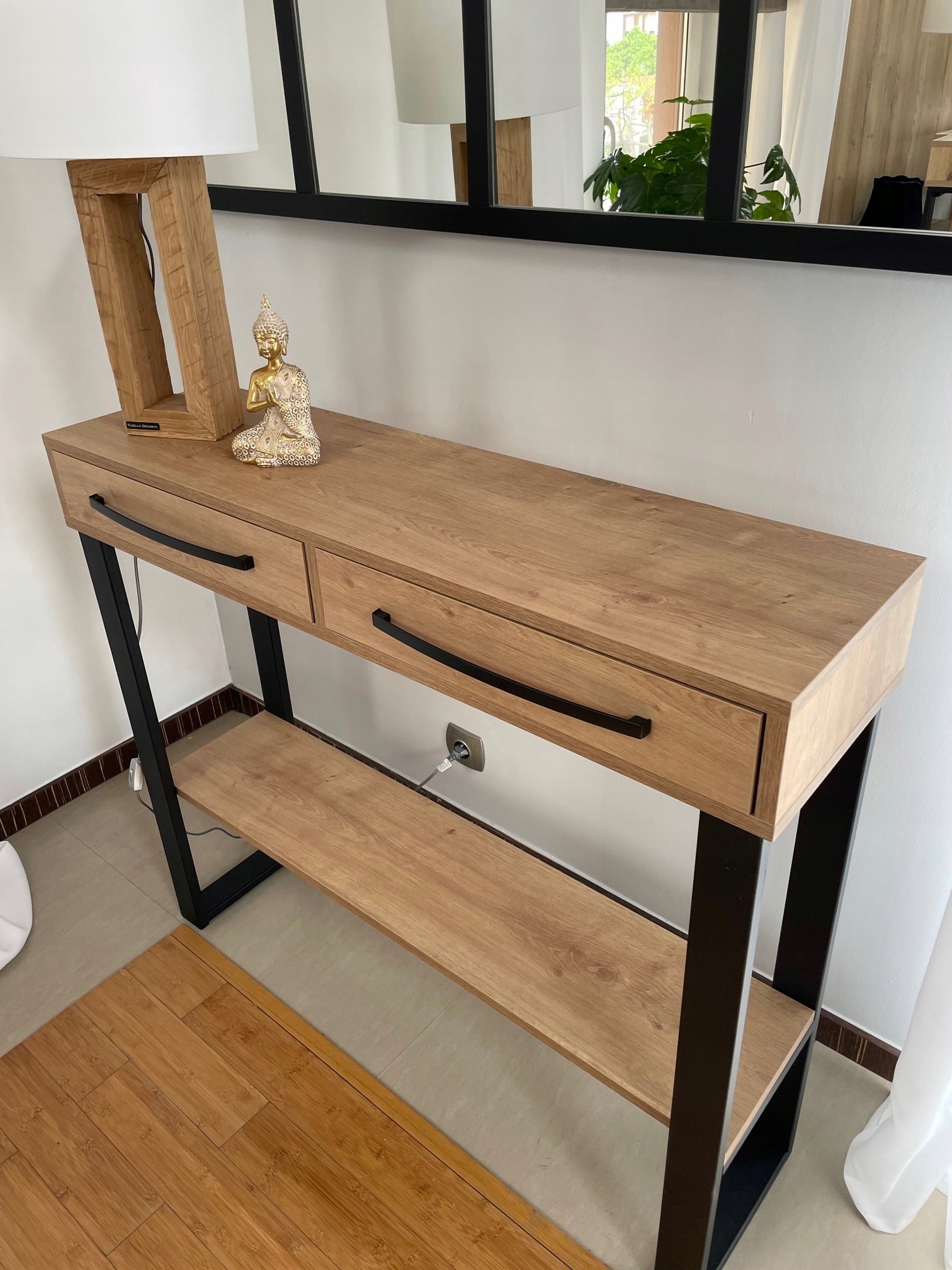 Konsola LOFT z szufladami i półką Hamilton 110 cm Marka inna