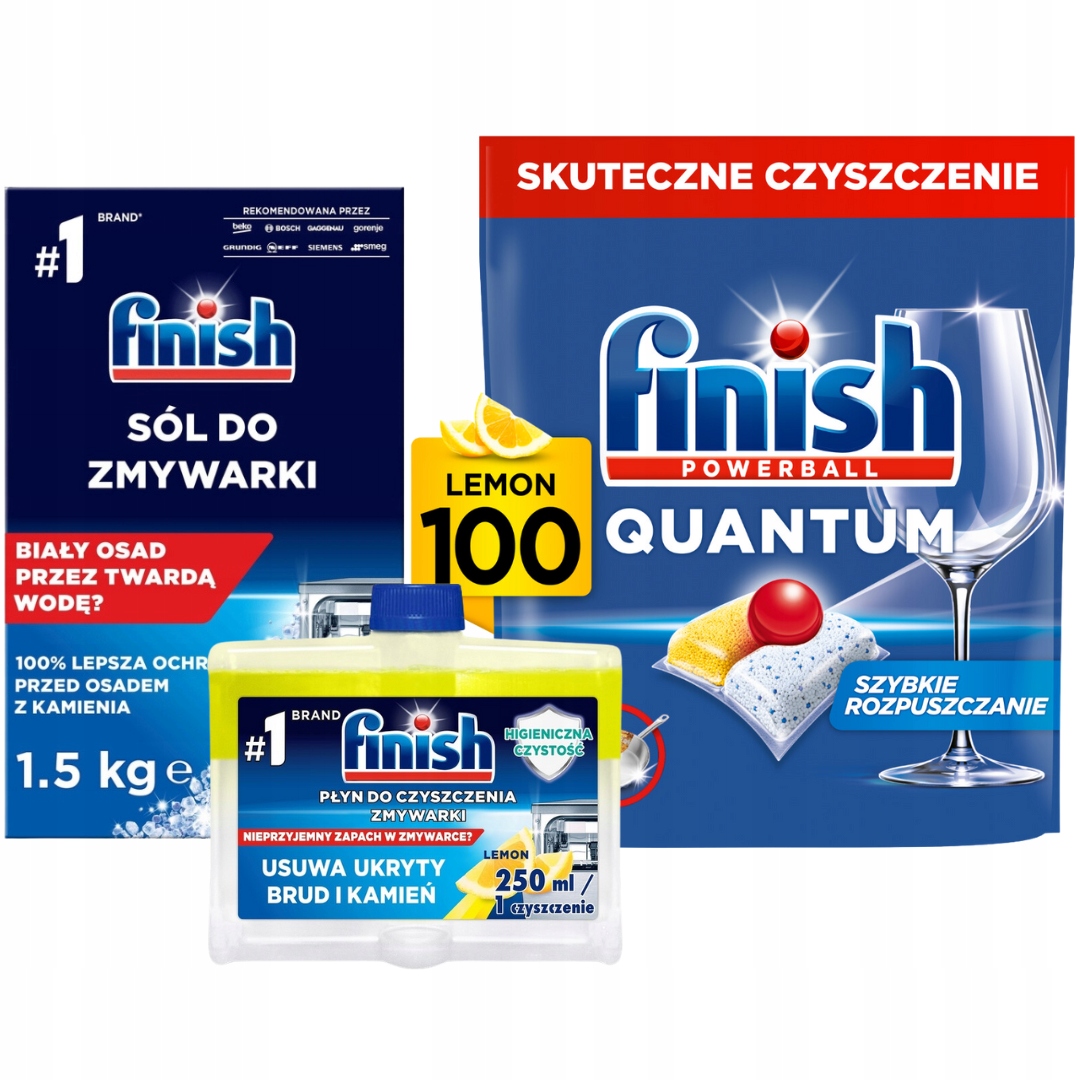 Levně Finish sada Quantum 100 Lemon 2 prvky