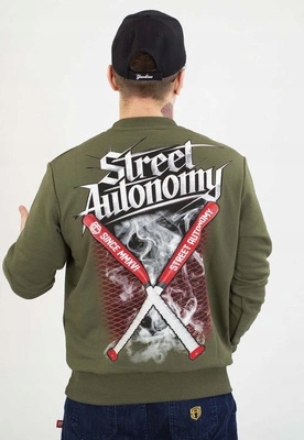 Mikina Street Autonomy Bez Kapuce Bats khaki