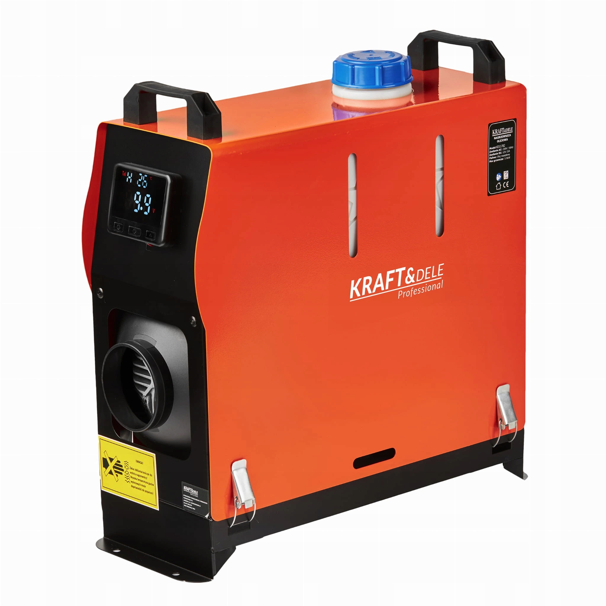 Teplovzdušný ventilátor 9 kW 12 V KD11782