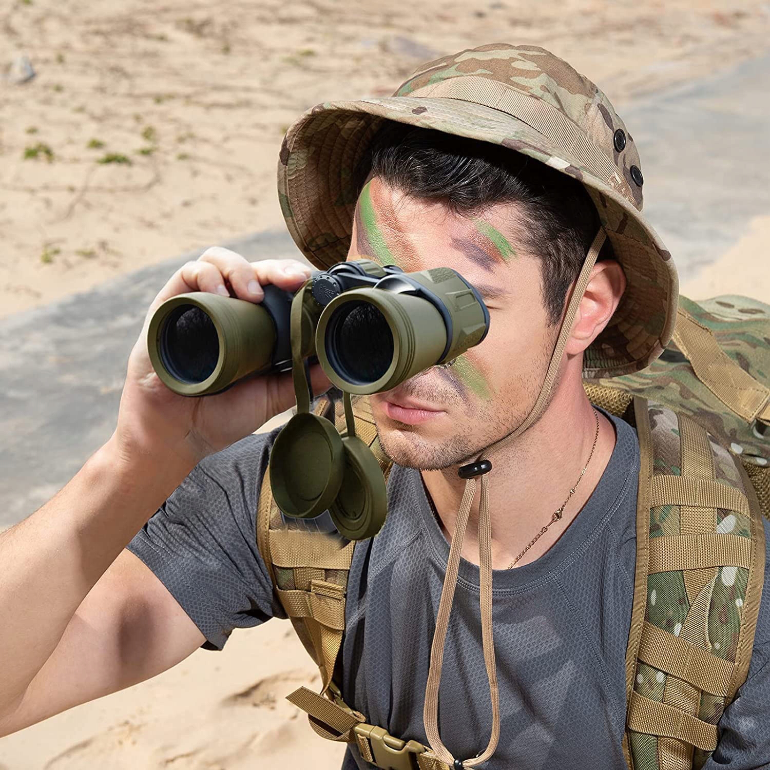 LORNETKA TAKTYCZNA noktowizyjna 20x50mm SURVIVAL Wyprawa Prezent Dla Niego Marka bez marki