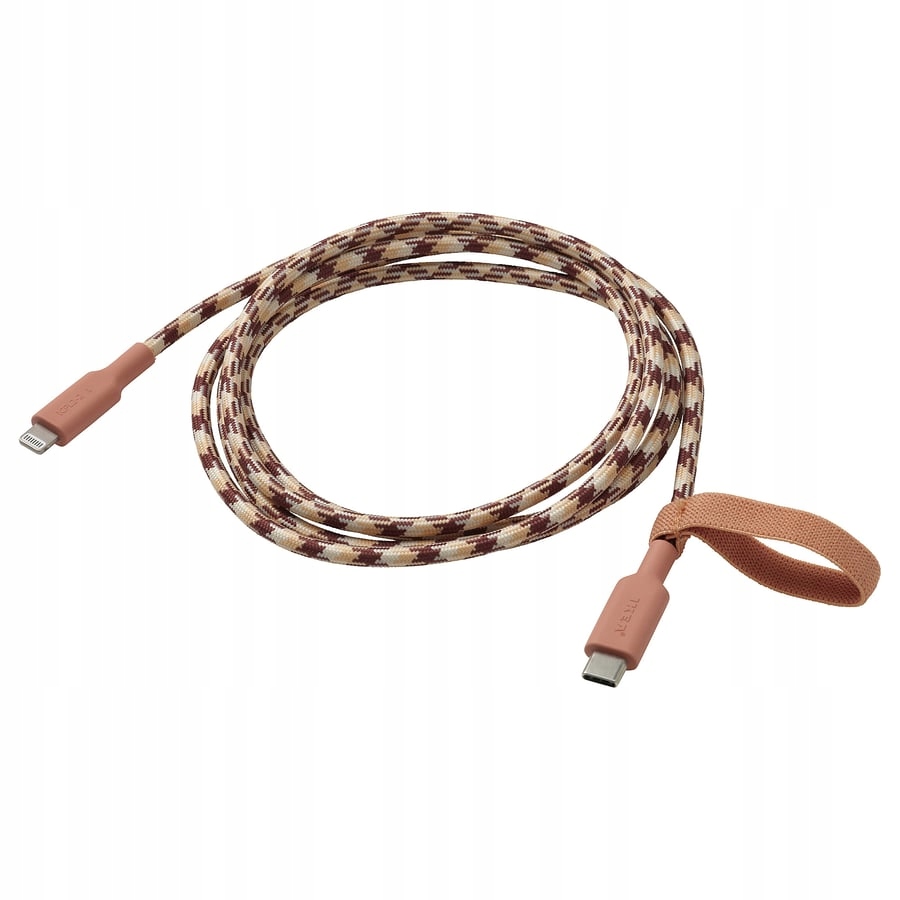 Kabel Ikea Usb typ C Apple Lightning 1,5 m beżowy
