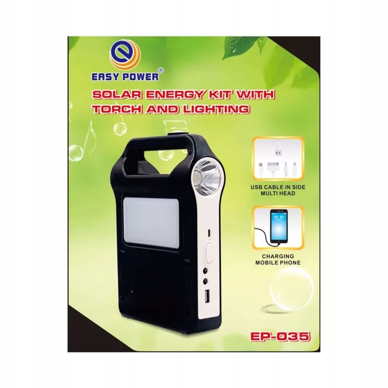 POWERBANK SOLARNY ŁADOWARKA LATARKA SOLARA