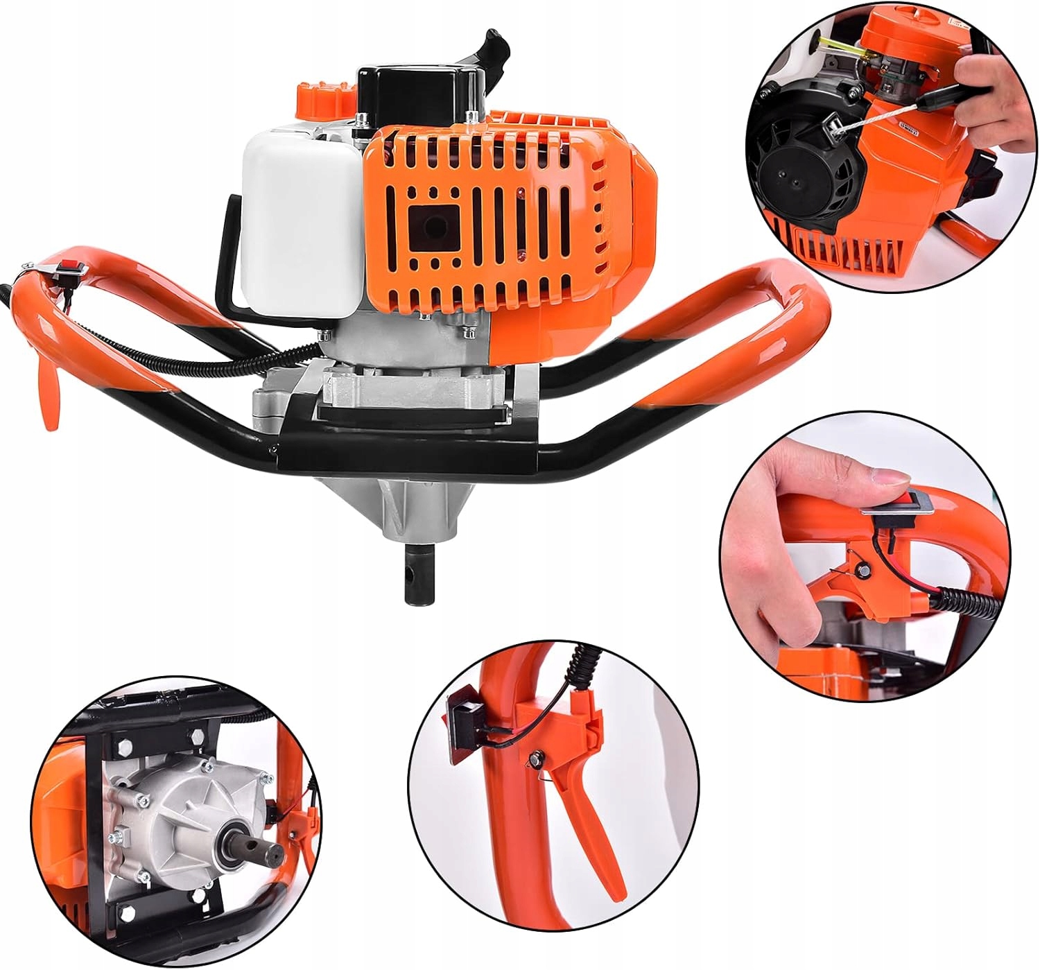 Půdní Vrtačka 6.7 Kw Zemní Vrták Motor Pro Vrták