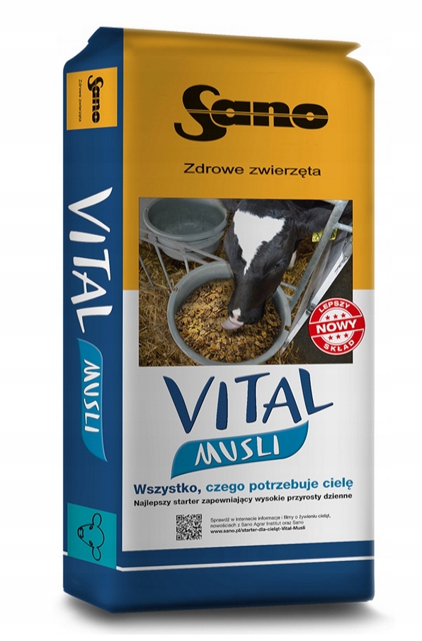 Sano Vital Musli 20kg Starter Dla Cieląt Pasza