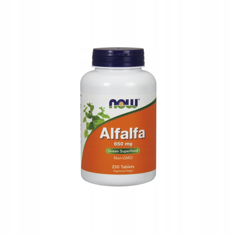 

Now Foods Lucerna 650 mg (alfalfa) 250 tabletek