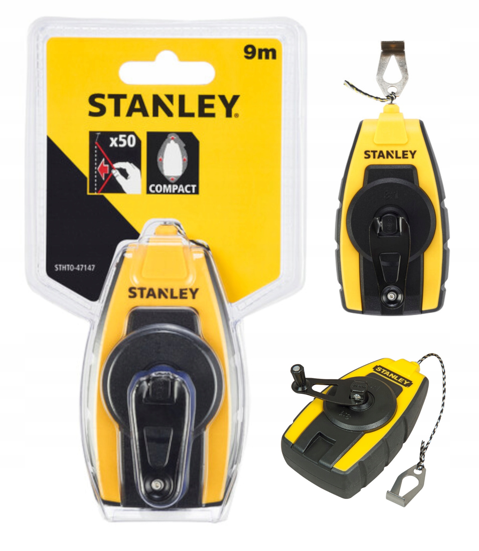 

Stanley Sznur traserski kieszonkowy 9m STHT0-47147