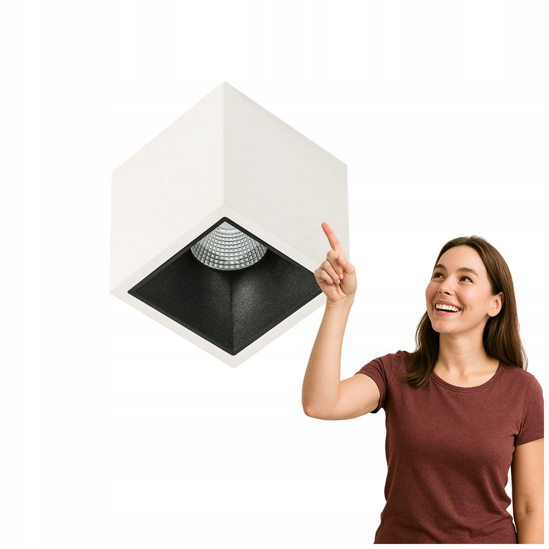 Spot nástěnný Led Alden 18W 3000K bílá/černá Italux