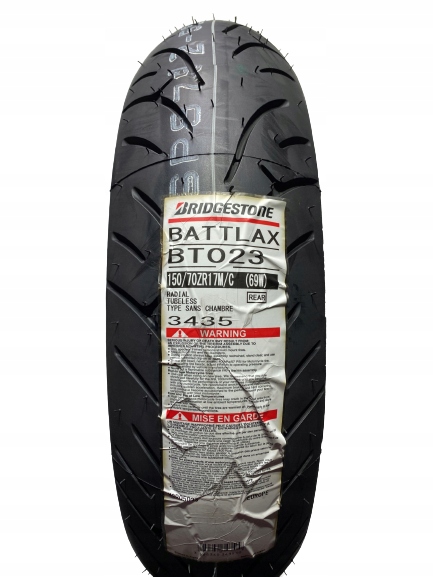 ШИНИ BRIDGESTONE BATTLAX BT023 150/70/17 ЗАДНІ
