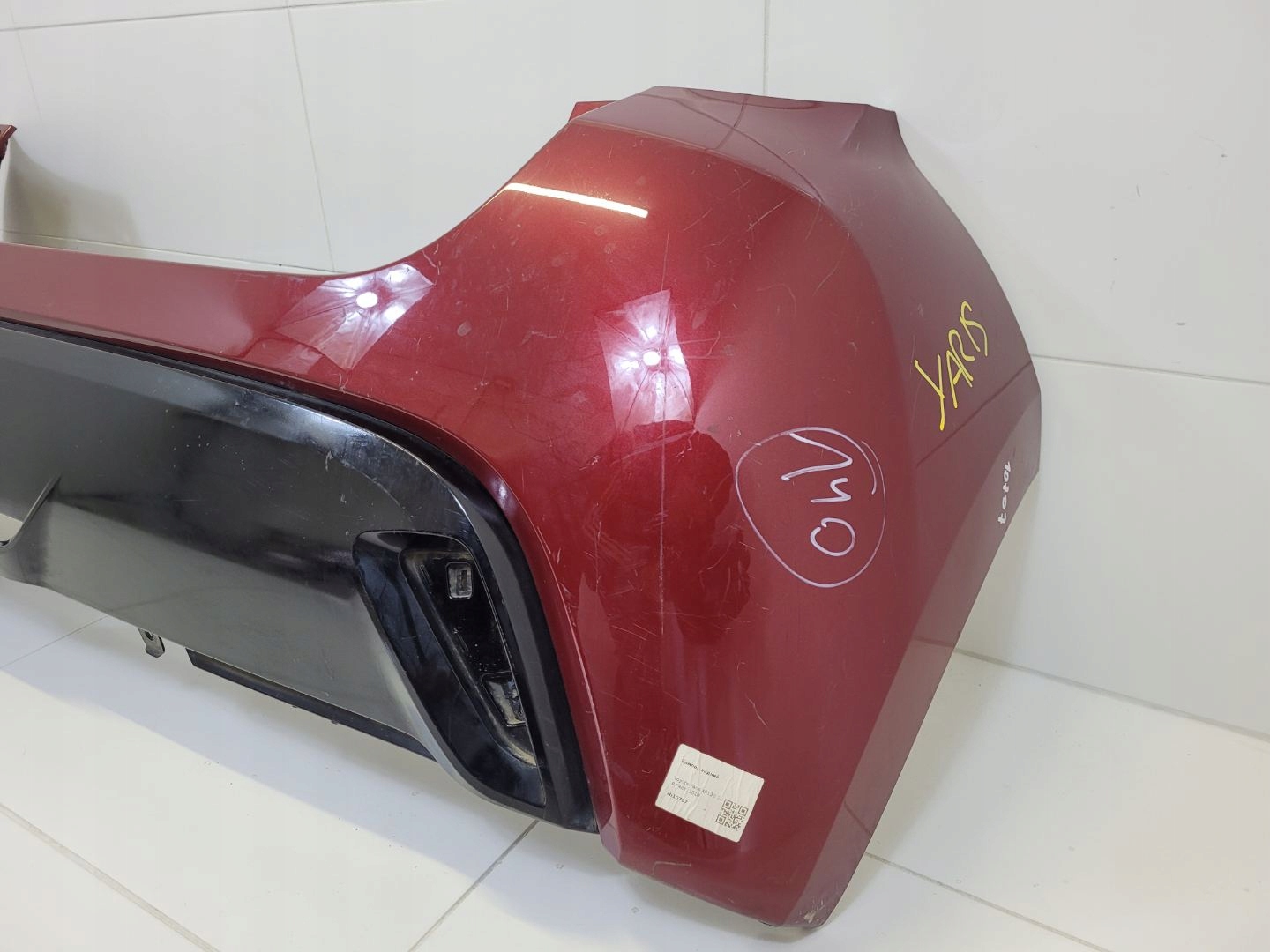 bumper rear Toyota Yaris 3 XP130 2nd facelift 2018