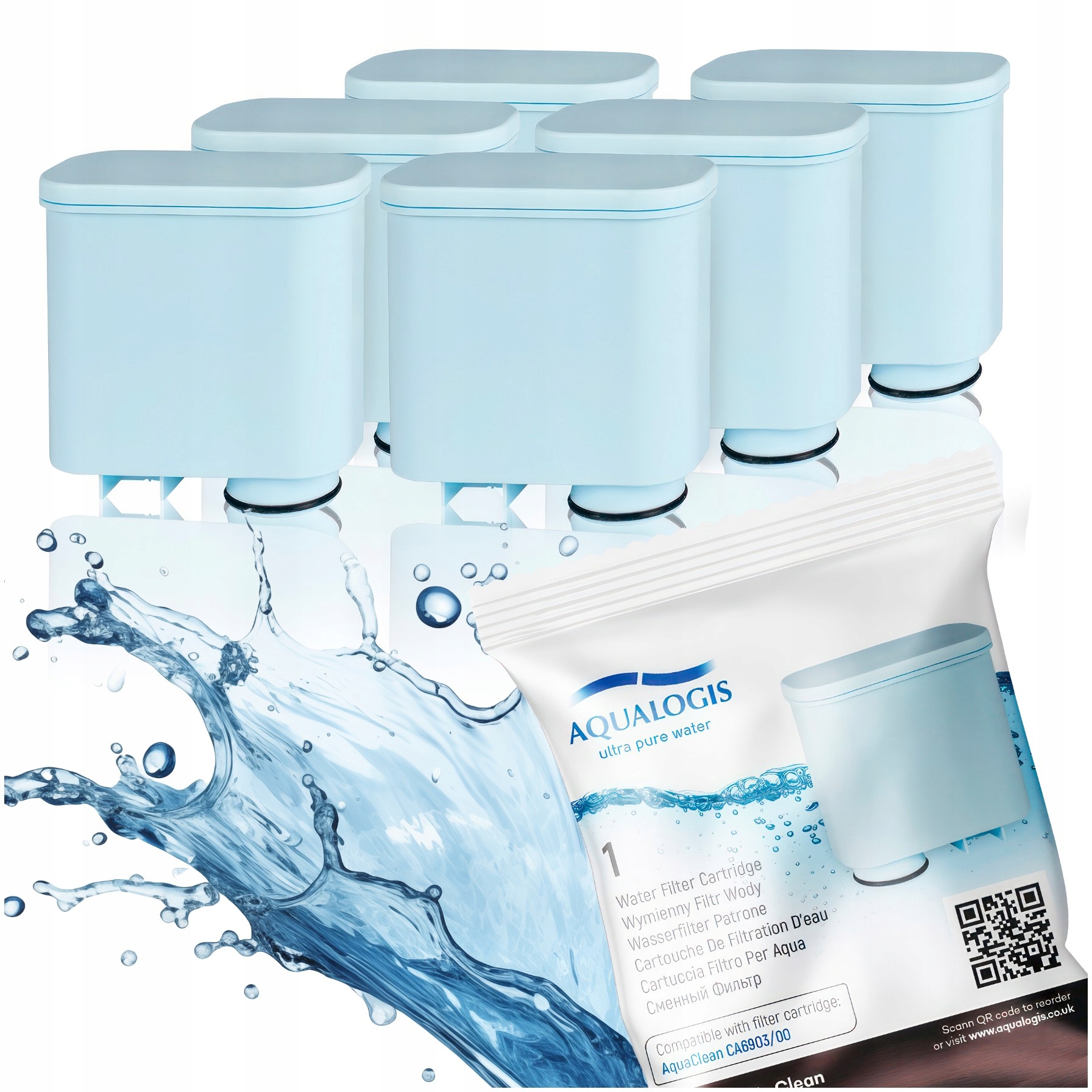 Filtr Do Ekspresu Philips LatteGo 5400 3200 2200 Filtr Do Wody Aqualogis