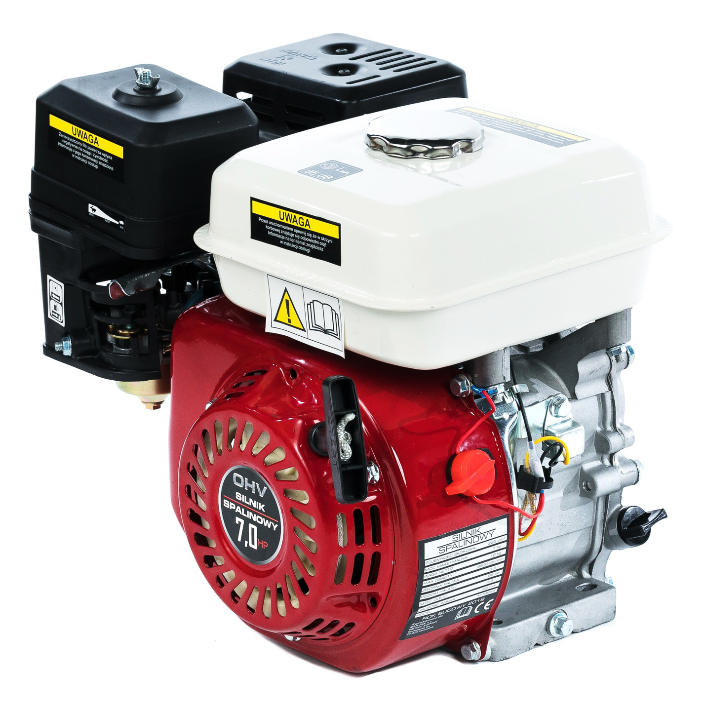 Spaľovací Motor Zhutňovač GX160 7.0 Km Ohv Hriadeľ 20 MM Šľahač Agregát