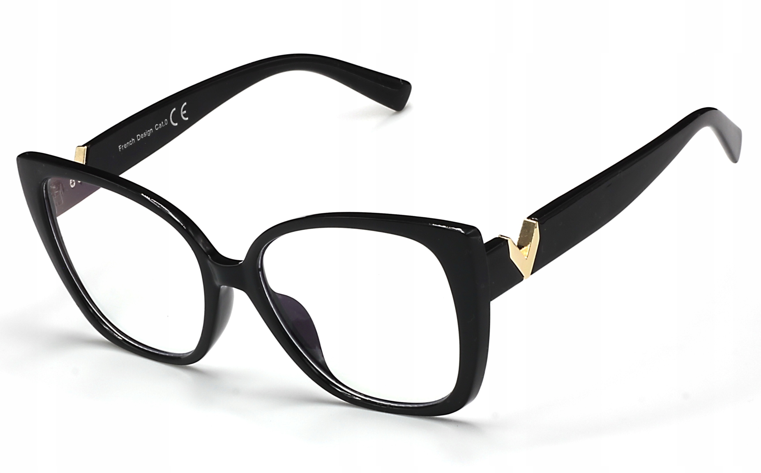 OKULARY ZERÓWKI ETUI DO KOMPUTERA BLUE LIGHT Kolor czarny