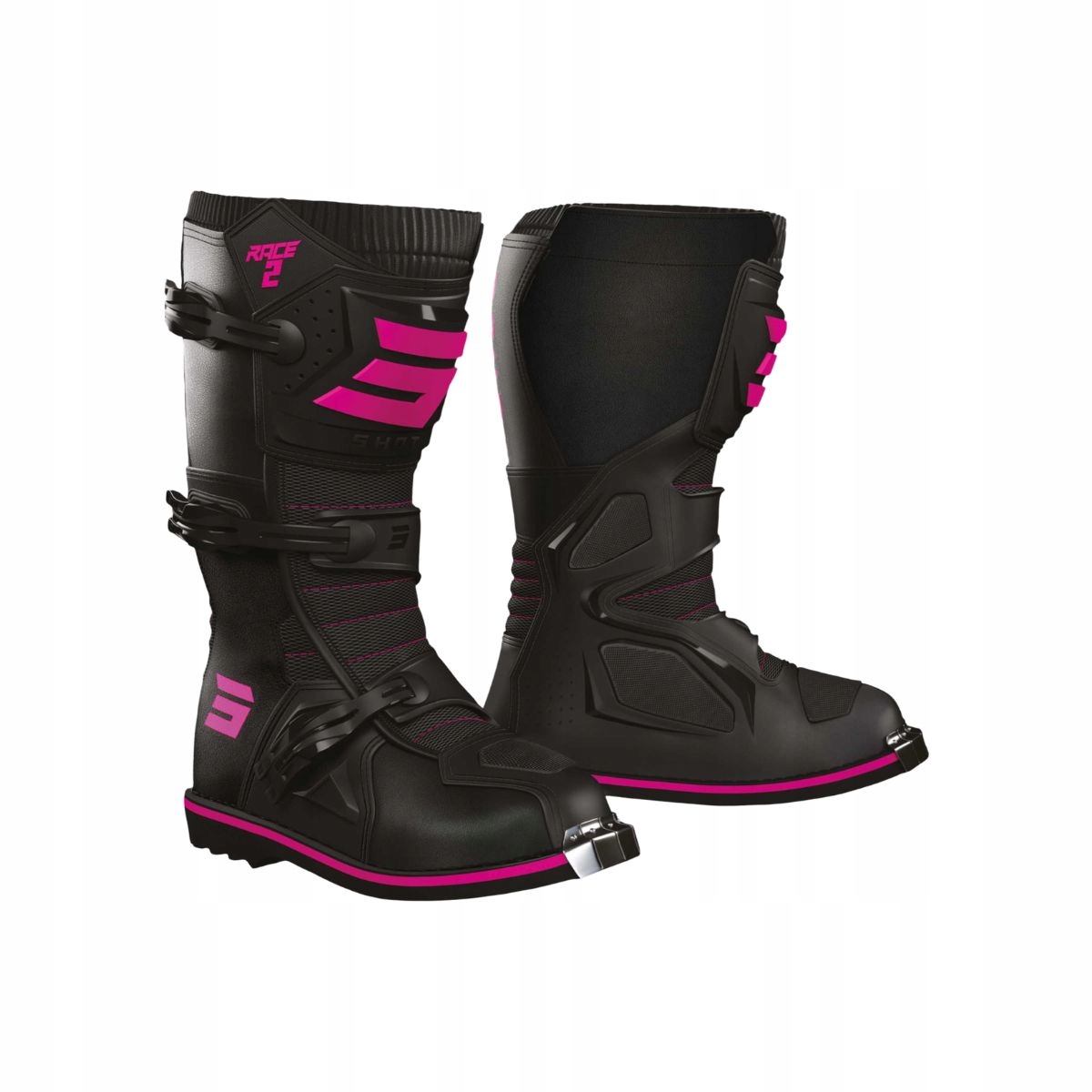 Detské Topánky Na Cross Shot Race 2 Kid Black/pink 36 A09-24D2-A03-36