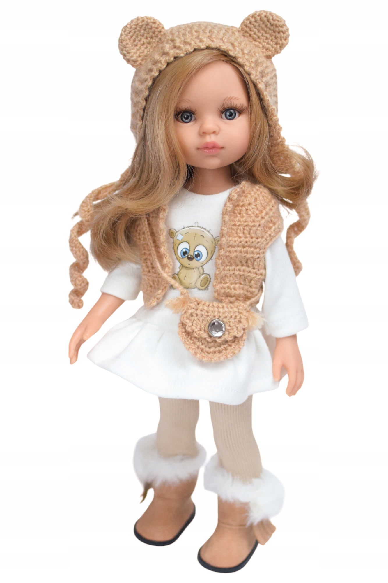 LALKA hiszpańska PAOLA REINA 32cm CARLA+ ubranka, buciki pudełko Wiek dziecka 3 lata +
