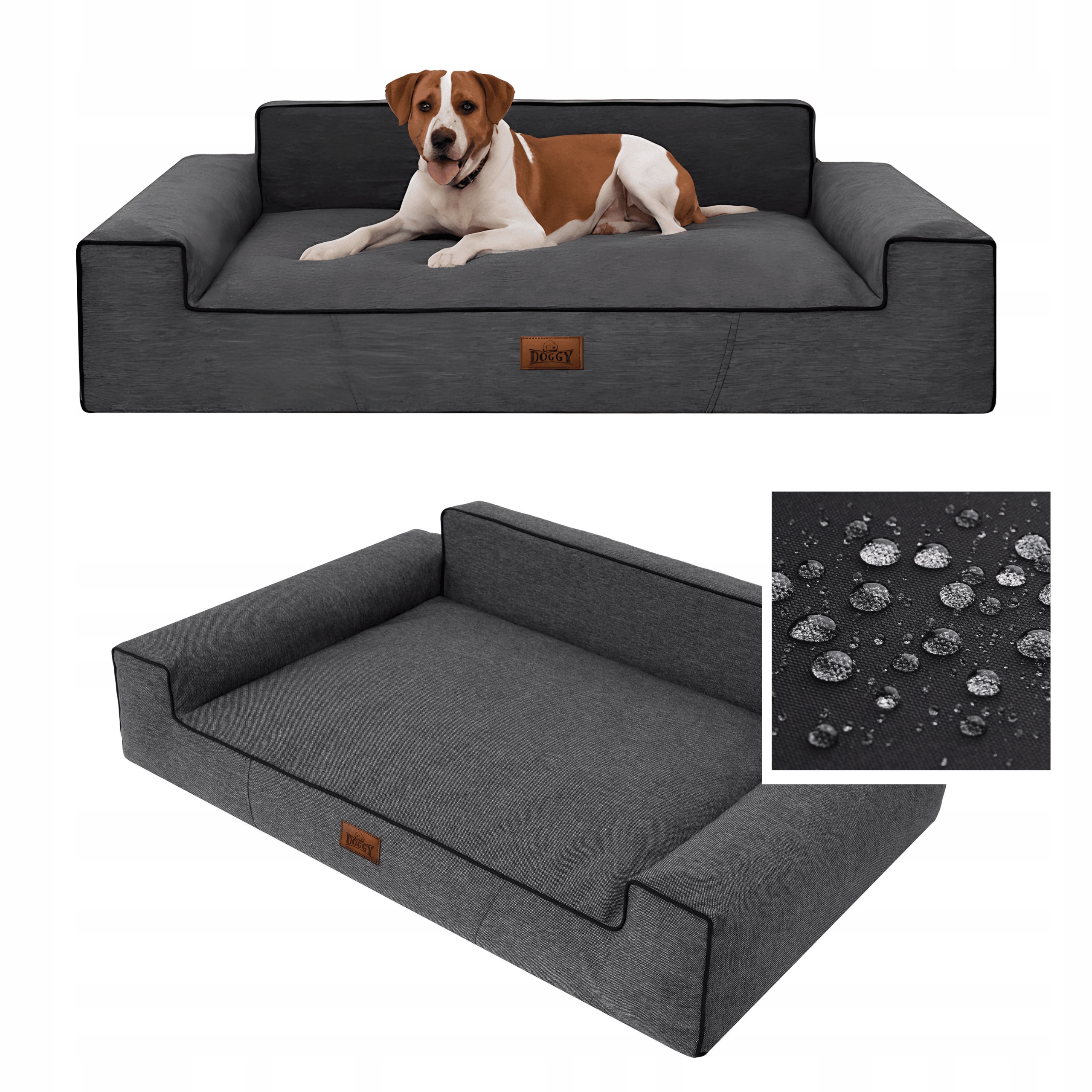 Pelíšek pro psa – odolná voděodolná kotec – matrace pro psa XL 99x65 cm