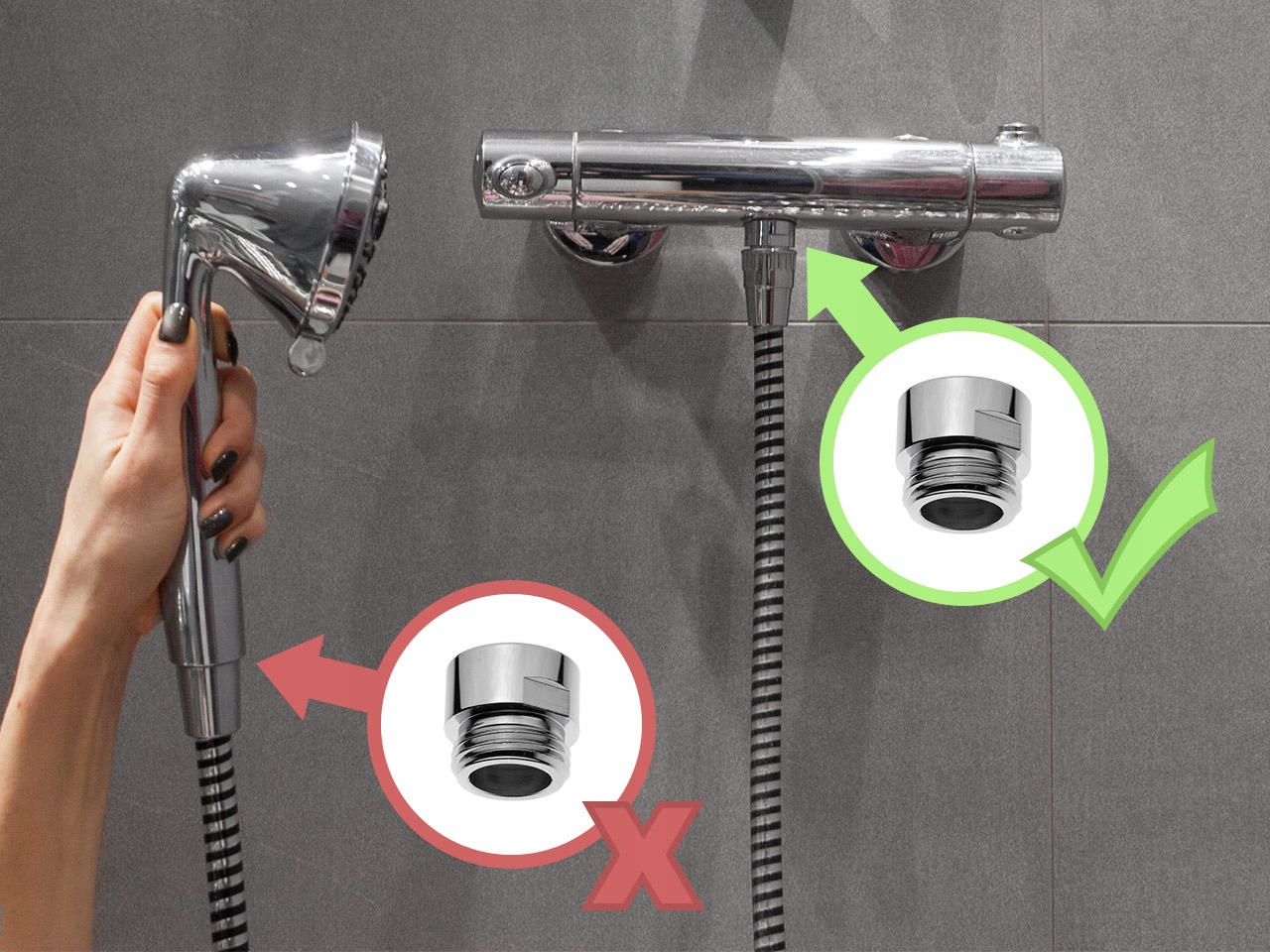 OSZCZĘDNOŚĆ 75% WODY PERLATOR PRYSZNIC FREELIME 4L Rozmiar gwintu 1/2