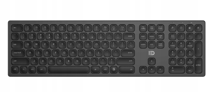 Bezprzewodowa Klawiatura Usb Czarna