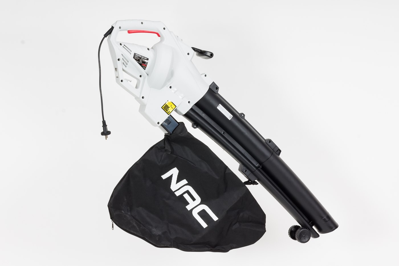 DMUCHAWA do liści ODKURZACZ Elektryczny 3w1 NAC 3500W 270 km/h Rozdrabniacz Zasilanie elektryczne