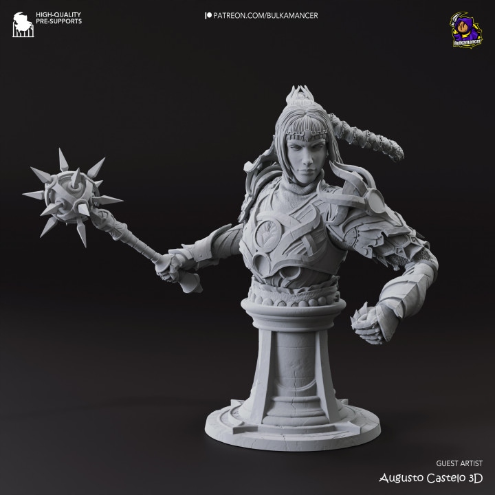 Figurka Shadowheart Baldur's Gate 3 Busta Bulkamancer Sculpts 3D tisk