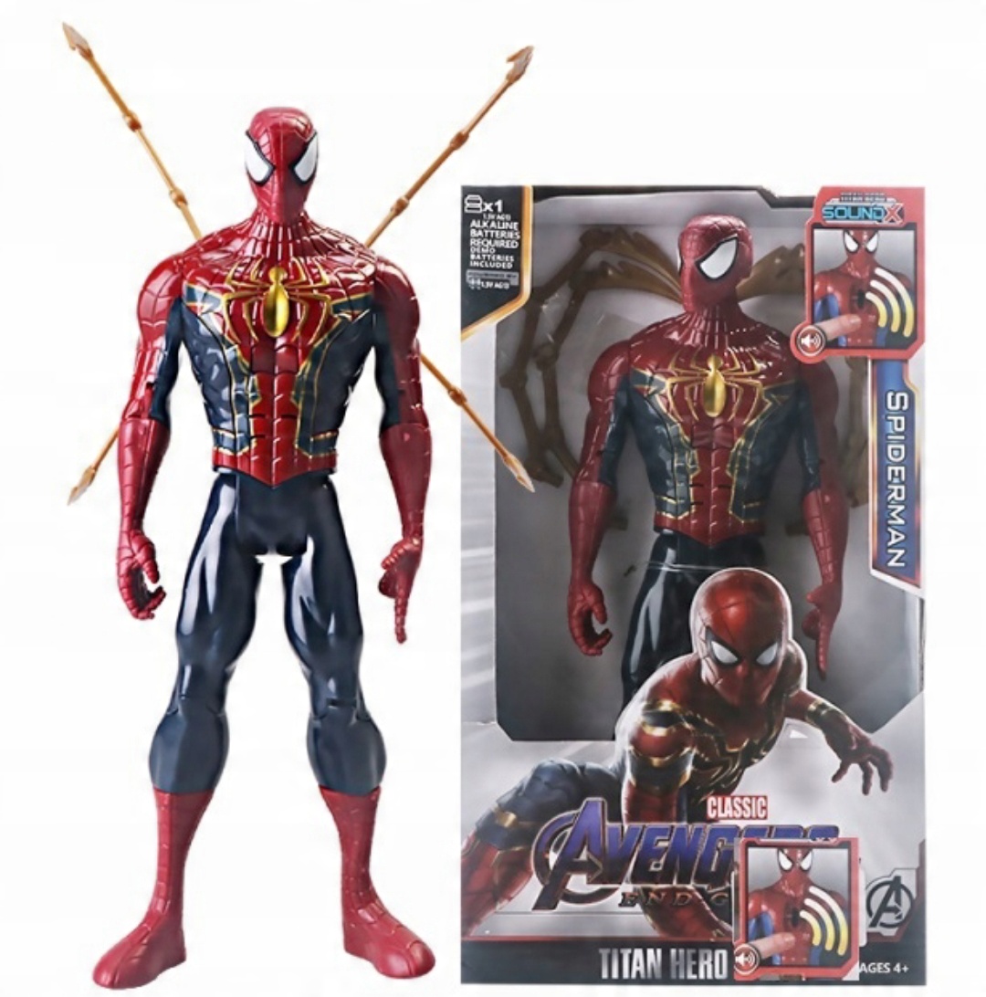

Duża Ruchoma Figurka Spiderman Dźwięk Avengers