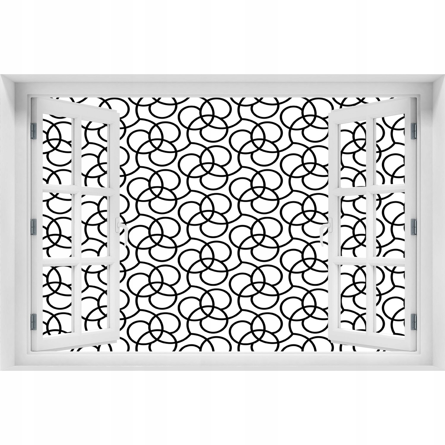 

Okno Naklejka na ścianę Geometryczne tło 150x100