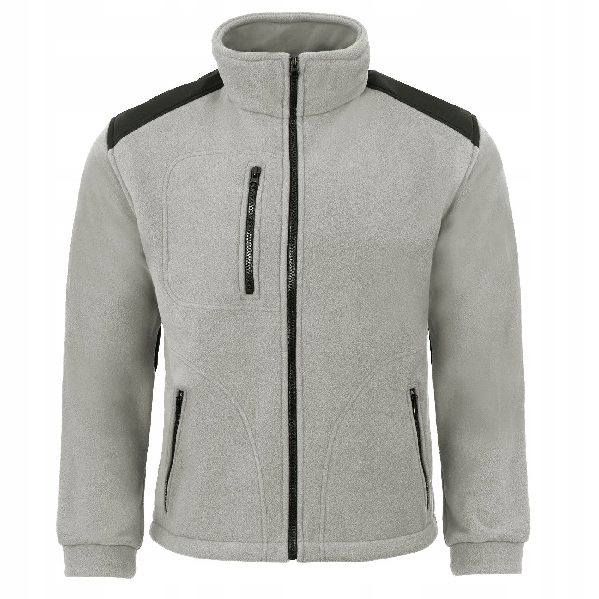 

Gruba Bluza Polarowa Robocza Light Grey / Black M