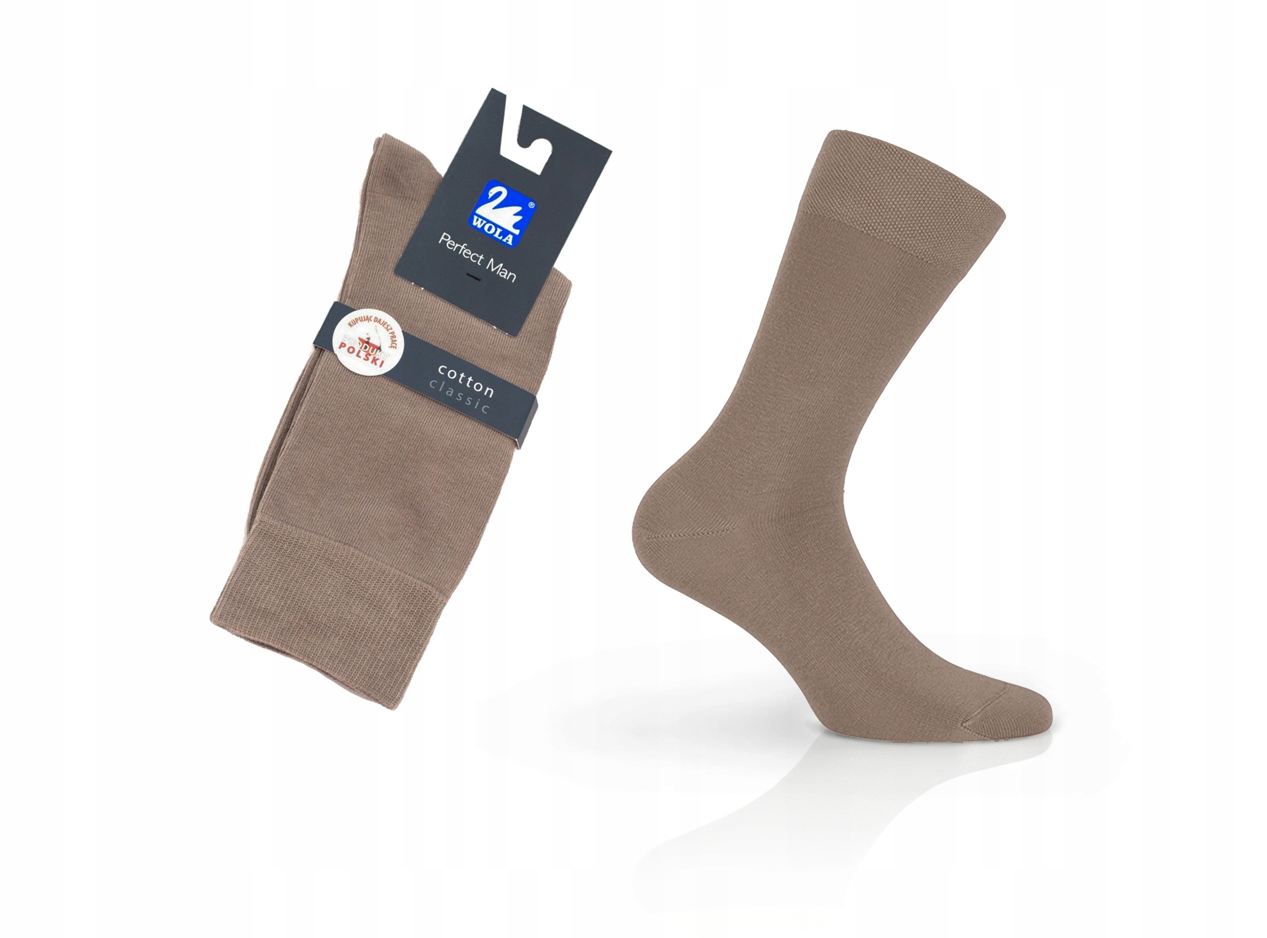 

Wola skarpety Perfect Man bawełna beige E78, 45/47