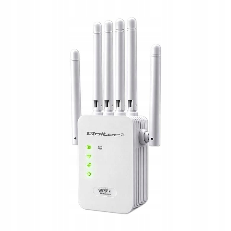 Qoltec Wzmacniacz Sygnału Repeater Do Router Wifi N300 Zwiększenie Zasięgu