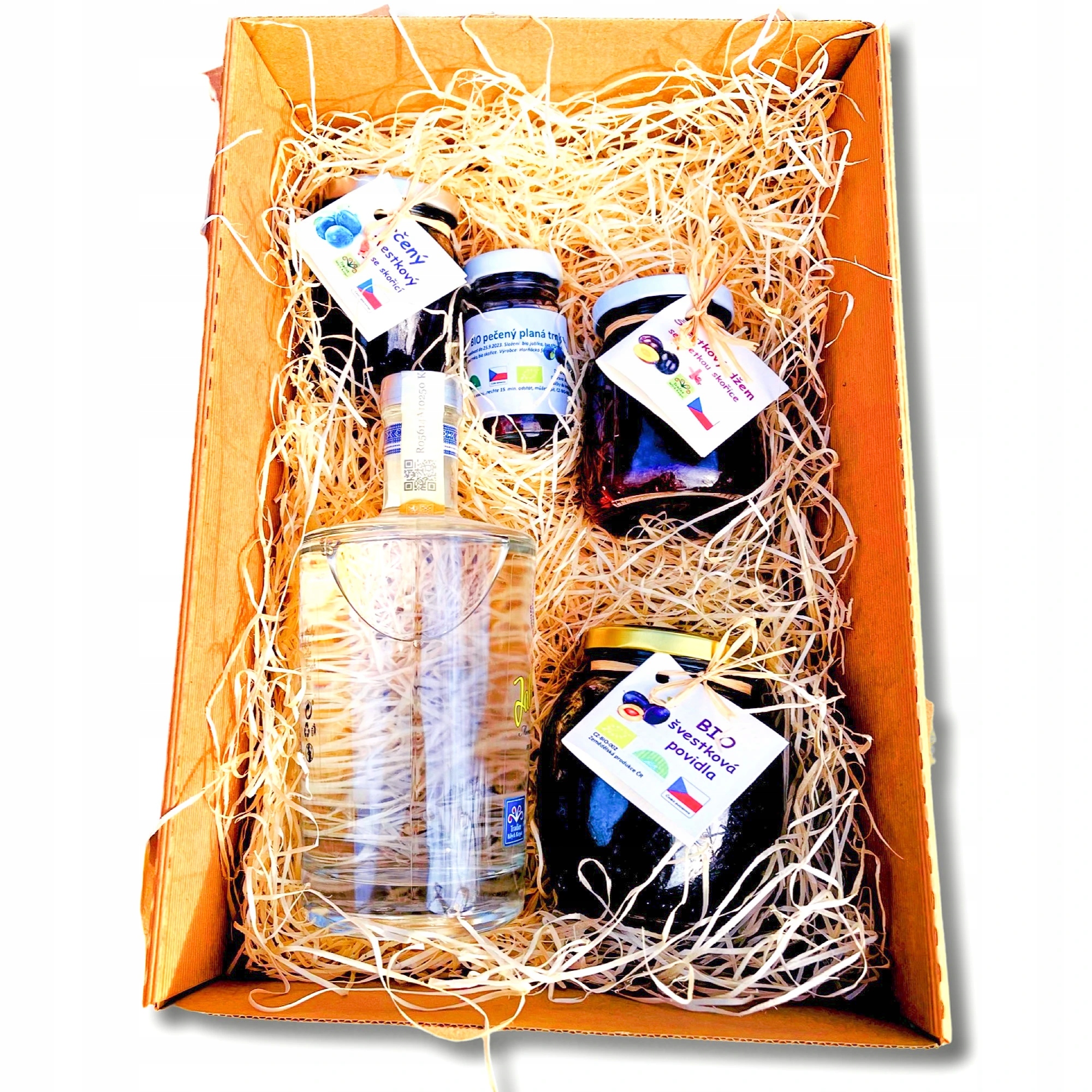 Levně Horňácká farma Velký švestkový balíček se slivovicí, Bio švestkovými povidl