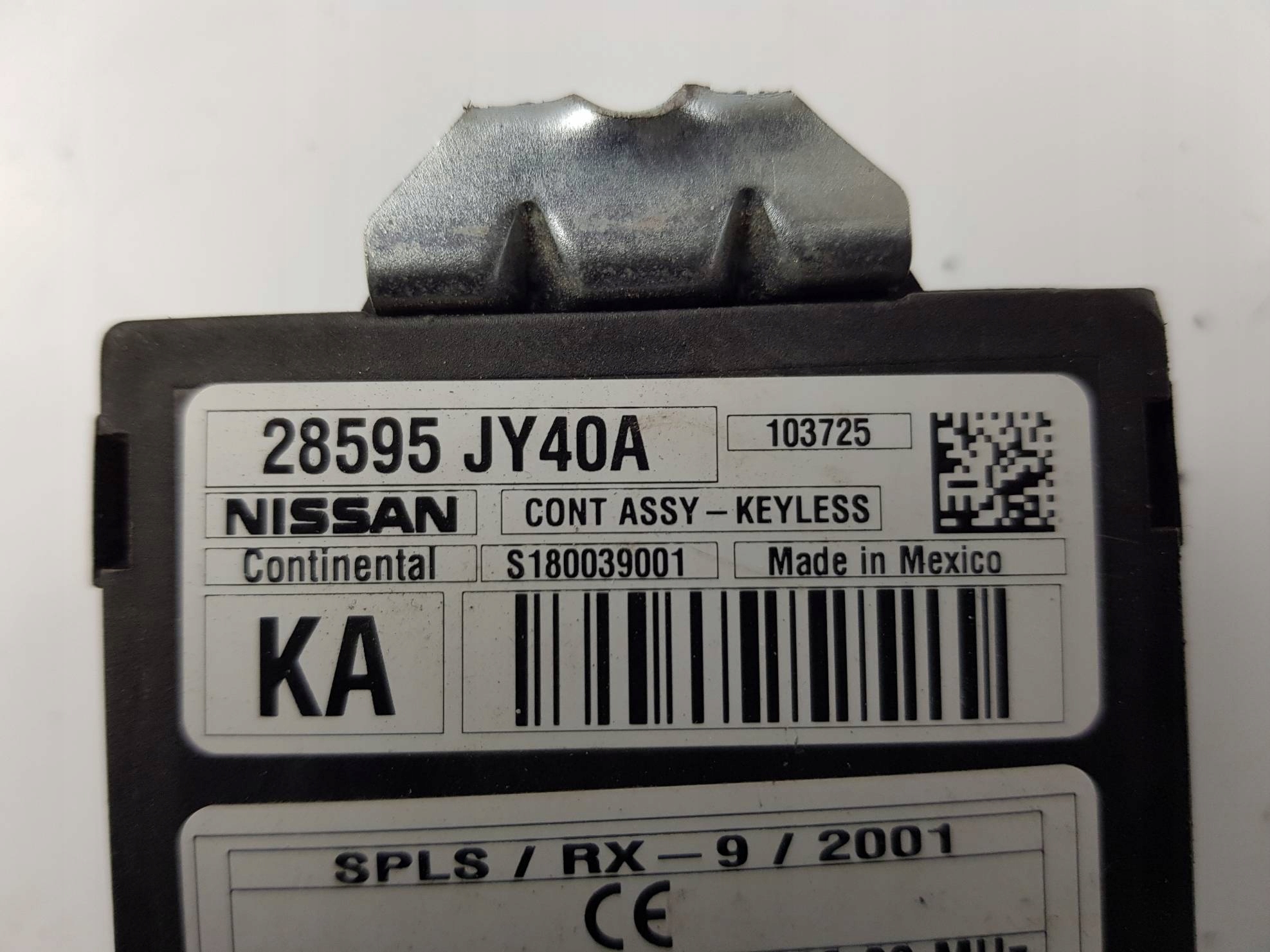 module KEYLESS 28595JY40A RENAULT KOLEOS