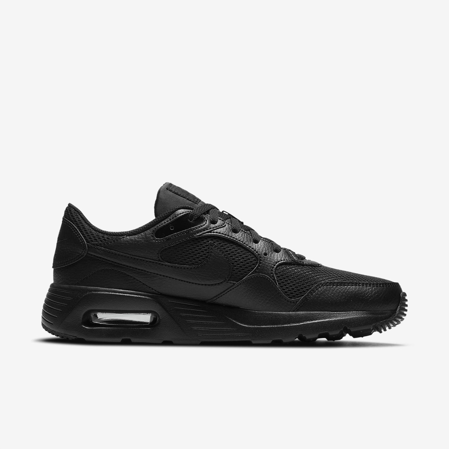 Pánské boty Nike Air Max Sc CW4555-003 Černé Kožené Velikost 44
