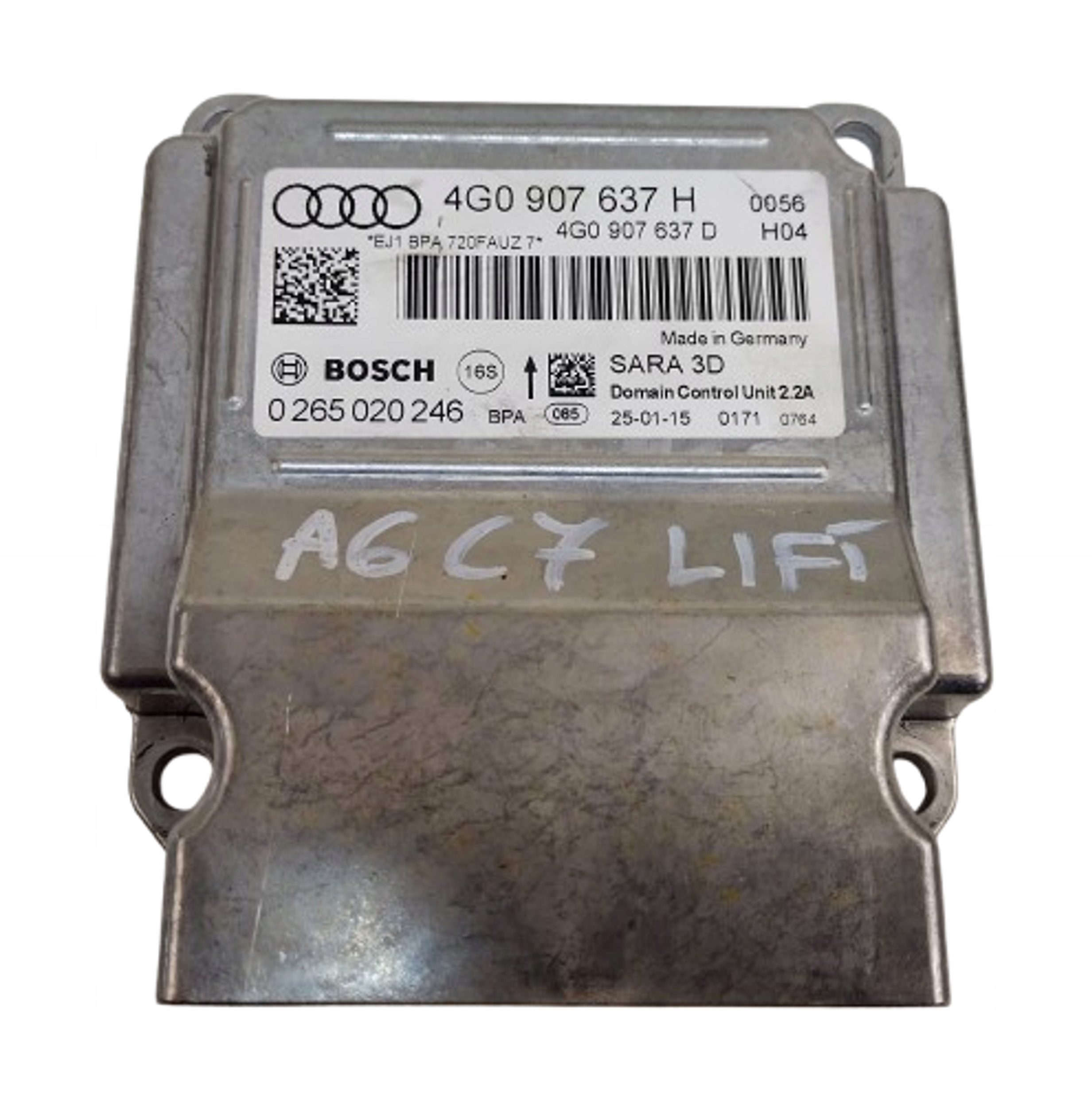Audi A6 S6 C7 4G РЕСТАЙЛИНГ 15-18 Блок airbag 4G0907637H