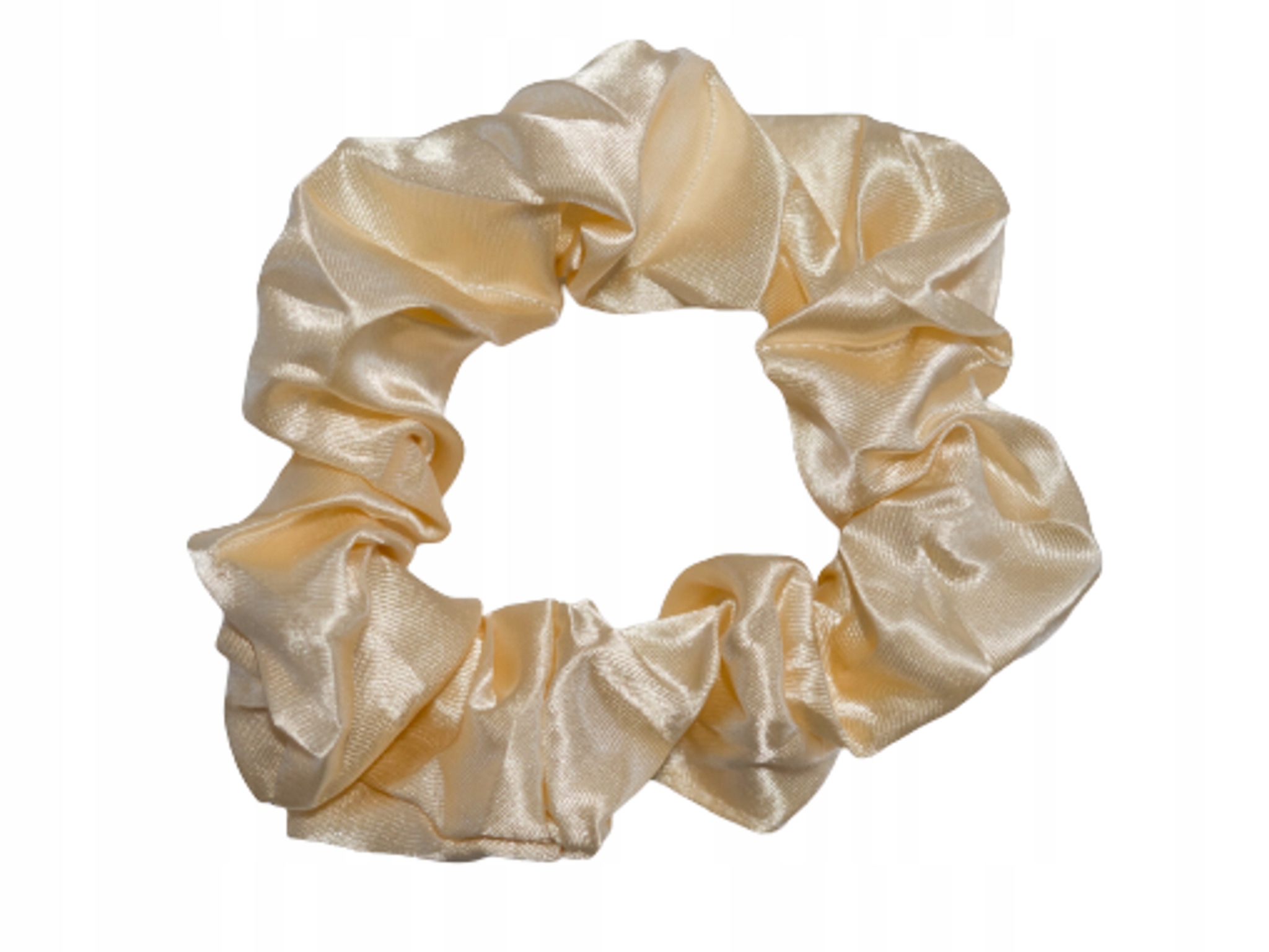 

Scrunchies Gumka Do Włosów Ecru Satynowa