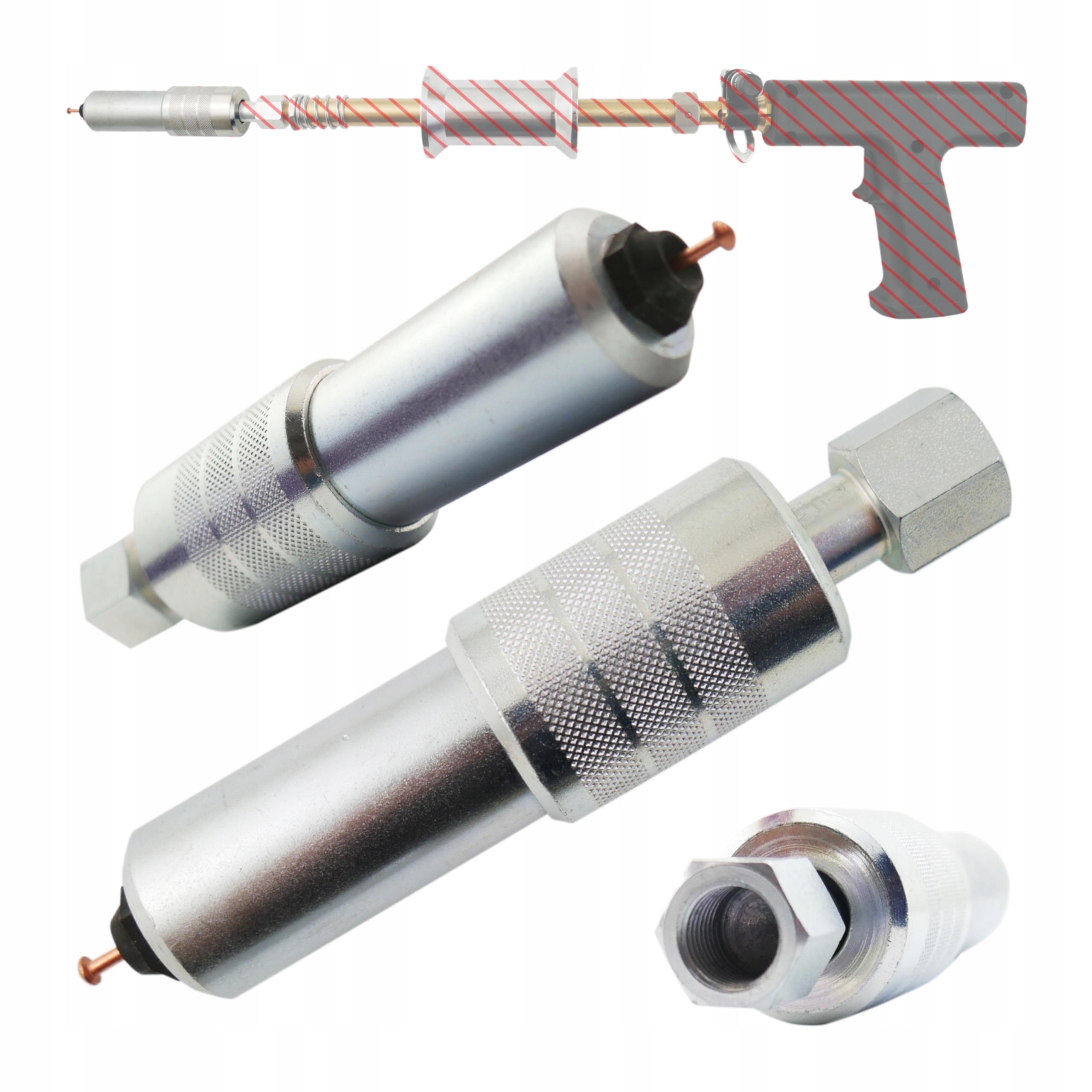 Drapák nýtů 2mm 2,5mm pro setrvačné Kladivo Držák nýtů M14