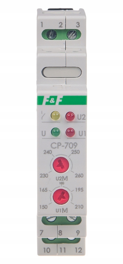 Napěťový relé CP-709 bez časového blokování